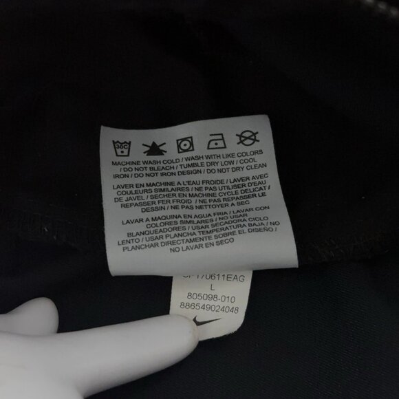 Nike Pants Mens Size L Modern Woven Joggers Slim Fit Drawstring Stretch Black - Picture 8 of 8